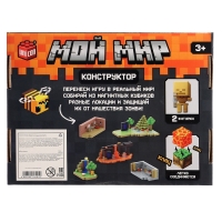 Конструктор UNICON «Магнитные кубики. Мой мир», 2 фигурки, 80 деталей