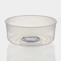 Блюдо с крышкой для СВЧ STONE, d=25 см, пластик, серое