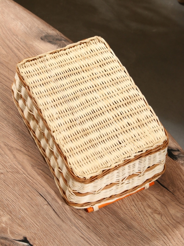 Корзина плетеная 30x22x11 см, ротанг