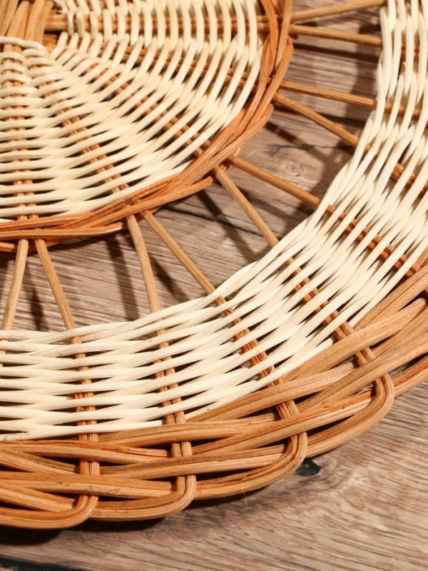 Подставка под горячее, 39х39х1 см, ротанг Подставка под горячее, 39х39х1 см, ротанг