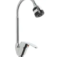 Смеситель для кухни ZEIN Z3043, гибкий излив, картридж 40 мм, без подводки, хром