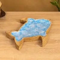 Блюдо сервировочное «Рыбка», 3×23×28 см, дерево Блюдо сервировочное «Рыбка», 3×23×28 см, дерево