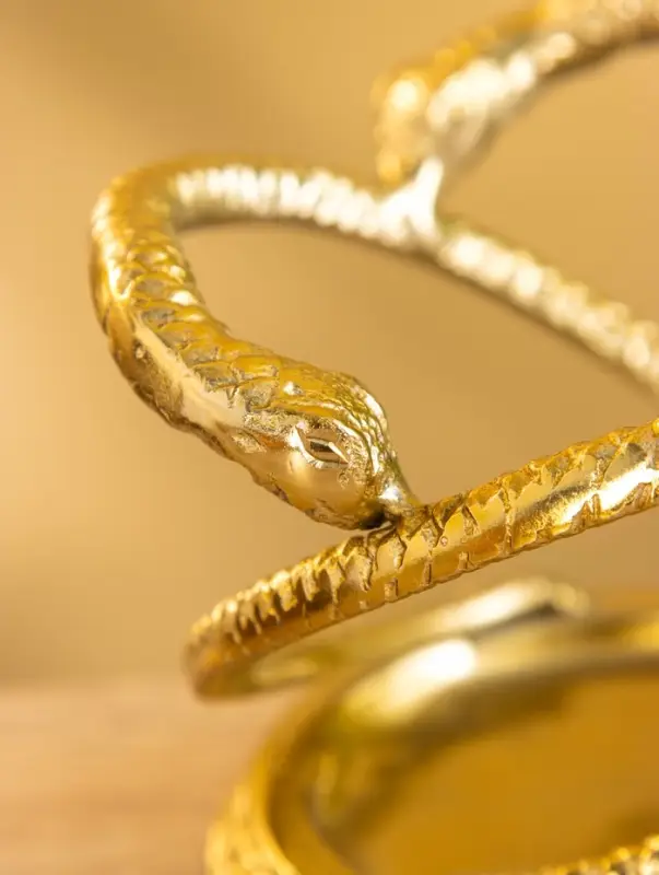 Подставка для бутылки «Змей искуситель», 10.5×10.5×15 см, алюминий Подставка для бутылки «Змей искуситель», 10.5×10.5×15 см, алюминий