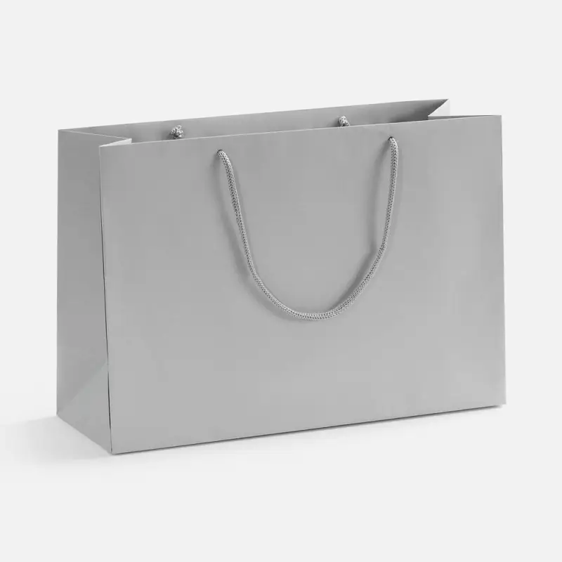 Пакет бумажный Ample Thin M, серый