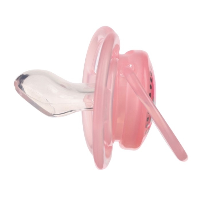 Соска - пустышка силиконовая ортодонтическая «Котик», от 6 мес., с колпачком, цвет розовый Соска - пустышка силиконовая ортодонтическая «Котик», от 6 мес., с колпачком, цвет розовый