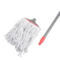 Швабра со сменной насадкой тм VETTA Премиум Грей, хлопок 240 гр., ручка 148 см