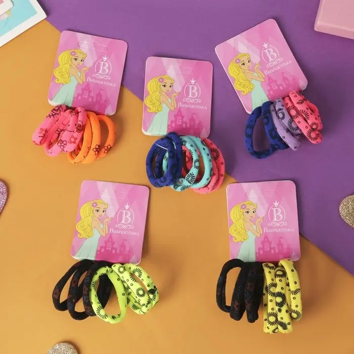Резинка для волос Резинка для волос "Спорт" (набор 6 шт) микс