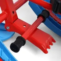 Снегокат &laquo;Twiny 2+&raquo; Sportcar, со спинкой, с родительской ручкой, синий, красный, TW2+/SC Nika Kids
