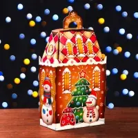 Подарочная коробка«Пряничный» 14.6×8.2×32 см