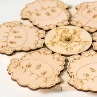 Подставка под горячее &laquo;Овечка&raquo; 19см, можжевельник, фанера