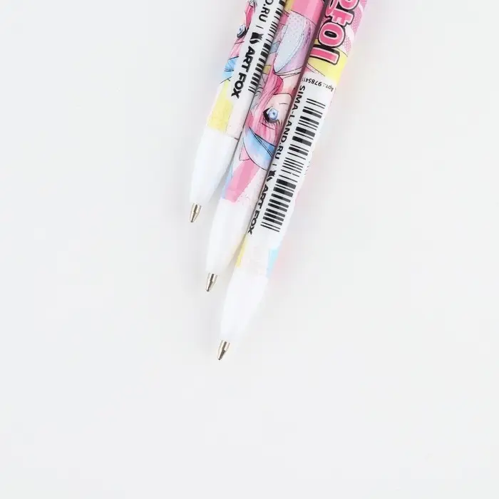 Ручка шариковая синяя паста 0.5 мм с колпачком «Кавай» пластик Ручка шариковая синяя паста 0.5 мм с колпачком «Кавай» пластик