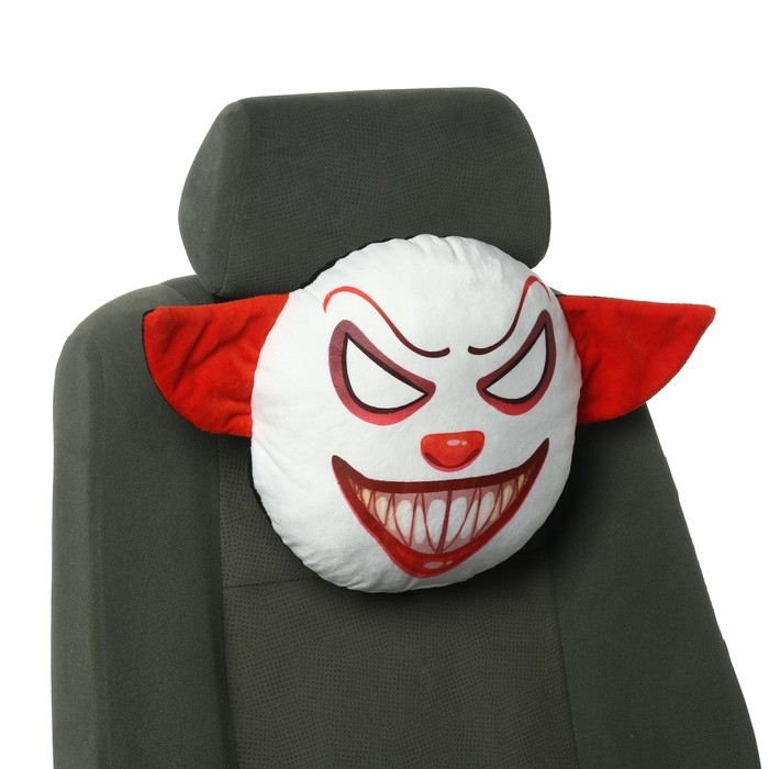 Подушка на подголовник МАТЕХ 18+ LINE, Пустые глаза, 30 х 30 х 10 см, красный Подушка на подголовник МАТЕХ 18+ LINE, Пустые глаза, 30 х 30 х 10 см, красный