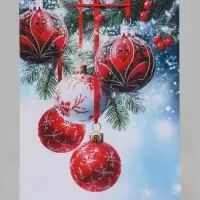 Пакет подарочный &laquo;Новогодние сокровища&raquo;, 33&times;10&times;42.5 см