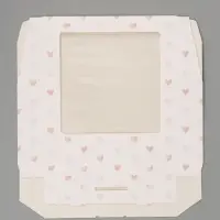 Коробка подарочная складная &laquo;Сердце&raquo;, 20&times;20&times;4 см, с окном