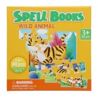 Книжка-деревяшка пазл "Животные" Книжка-деревяшка пазл "Животные"