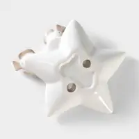 Блюдо сервировочное &laquo;Голубки на цветочке&raquo;, 14&times;15&times;5 см, керамика, белое