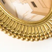 Фоторамка полистоун 10х15 см "Точки и тире" золото 16,4х2,3х21,3 см