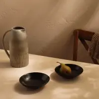 Салатники SL Home &laquo;Дарк&raquo;, 380 мл, d=16.5 см, набор 2 шт., фарфор, чёрные