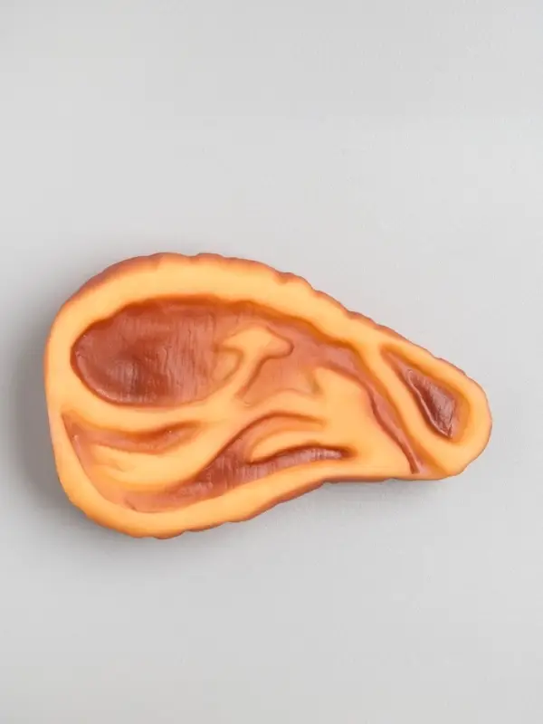 Игрушка для собак &laquo;Стейк с кровью&raquo;, 10.5 см, пищащая, винил, цвет МИКС