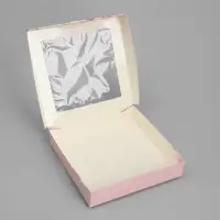 Кондитерская упаковка, коробка с ламинацией &laquo;Пионы&raquo;, 20&times;20&times;4 см