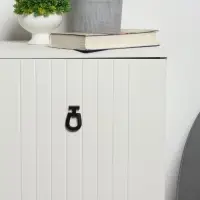 Ручка-кнопка CAPPIO EARRING, алюминий, цвет черный