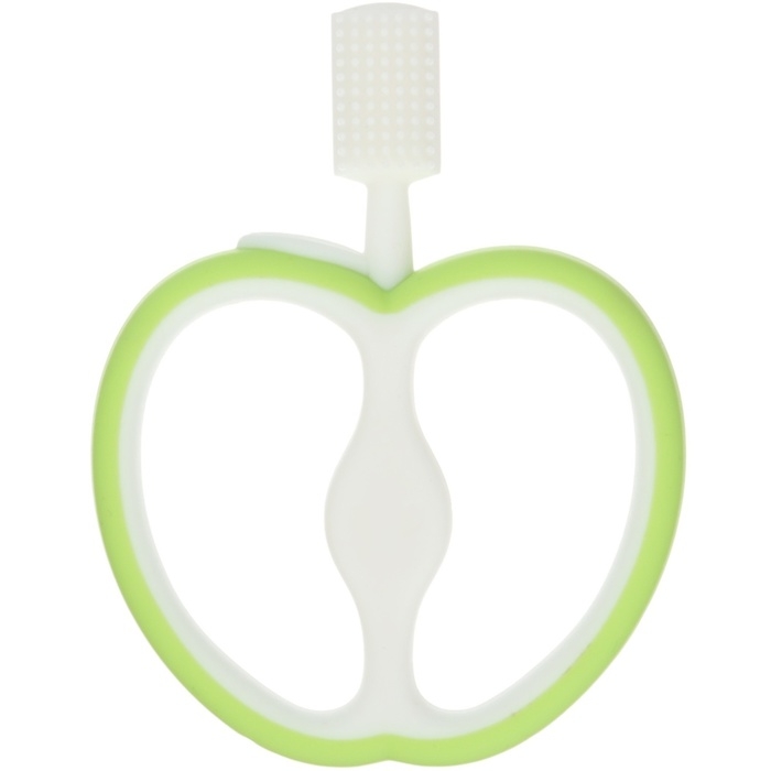 Прорезыватель силиконовый, массажер «Яблочко», цвет МИКС, Крошка Я