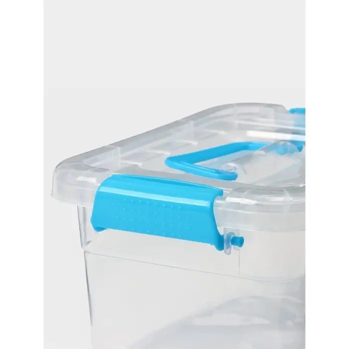 Контейнер для хранения Доляна, 20&times;15&times;10.5 см, крышка с ручкой на защёлке, МИКС