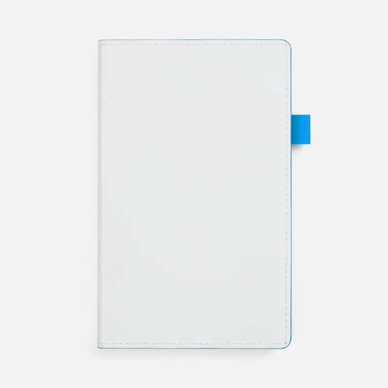 Ежедневник White Shall, недатированный, бело-голубой Ежедневник White Shall, недатированный, бело-голубой
