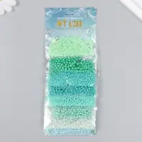 Набор бисера для плетения круглый &laquo;Арт Узор. Оттенки зелёного&raquo; 8 цветов &times; 10 г, для рукоделия