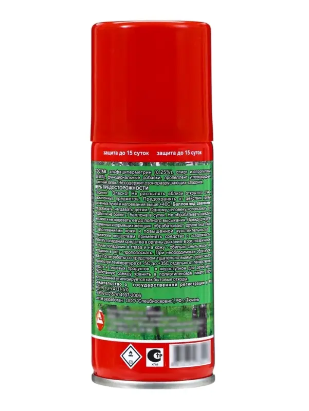 Аэрозоль для защиты от клещей &laquo;Бриз-Антиклещ&raquo; 140 мл