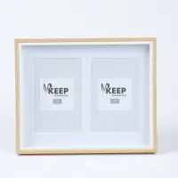 Фоторамка мдф на 2 фото &laquo;Грани памяти&raquo; 10&times;15 см, стеклянный экран