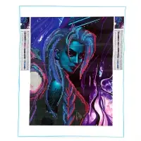 Алмазная мозаика с частичным заполнением на холсте &laquo;Темная ночь&raquo;, 30&times;40 см