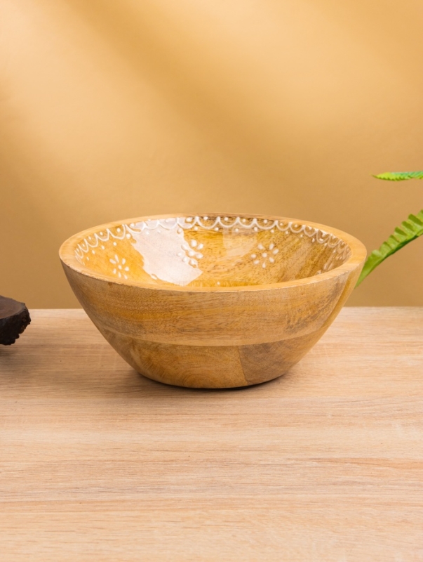 Миска Миска "Пряник" дерево манго 17,5х17,5х6,5 см