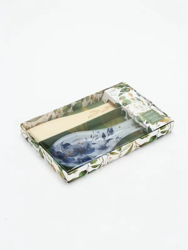 Подарочный набор &laquo;Цветы&raquo;, подставка под ложку, лопатка