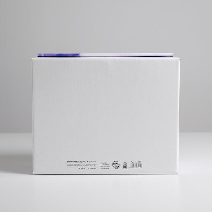 Коробка подарочная складная, упаковка, «Лаванда», 31 х 25.5 х 16 см Коробка подарочная складная, упаковка, «Лаванда», 31 х 25.5 х 16 см