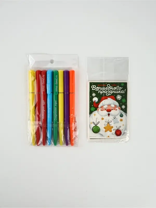 8 ручек + 8 открыток МИКС