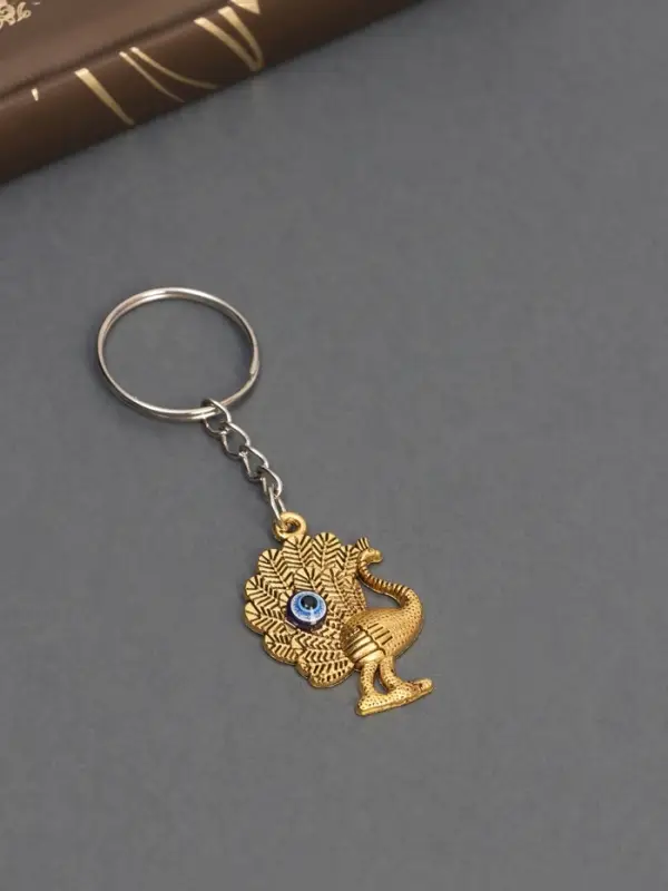 Брелок металл глазки Брелок металл глазки "Павлин" МИКС 2,5х3 см