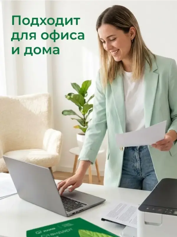 Бумага ИЛИМ &laquo;Стандарт&raquo;, А4, 500 листов, 80 г/м&sup2;, белизна 146% CIE, класс C