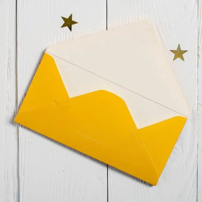 Конверт для денег с деревянным элементом &laquo;С Днём Рождения&raquo; звездочки, 16.5&times;8 см