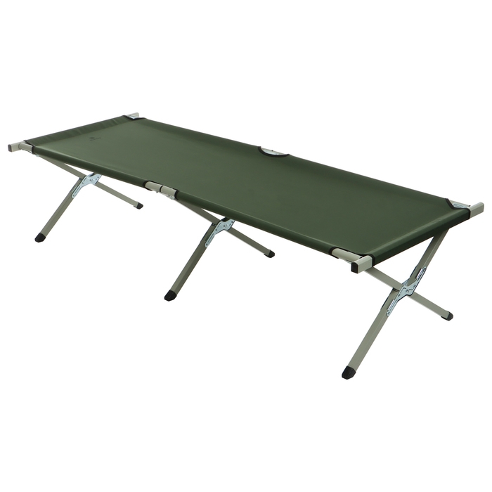 Раскладушка maclay, складная, 184 х 59 х 40 см, до 120 кг, цвет зелёный Раскладушка maclay, складная, 184 х 59 х 40 см, до 120 кг, цвет зелёный