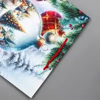 Пакет подарочный новогодний ламинированный, «Шар Новогодний» , 26×12×32 см