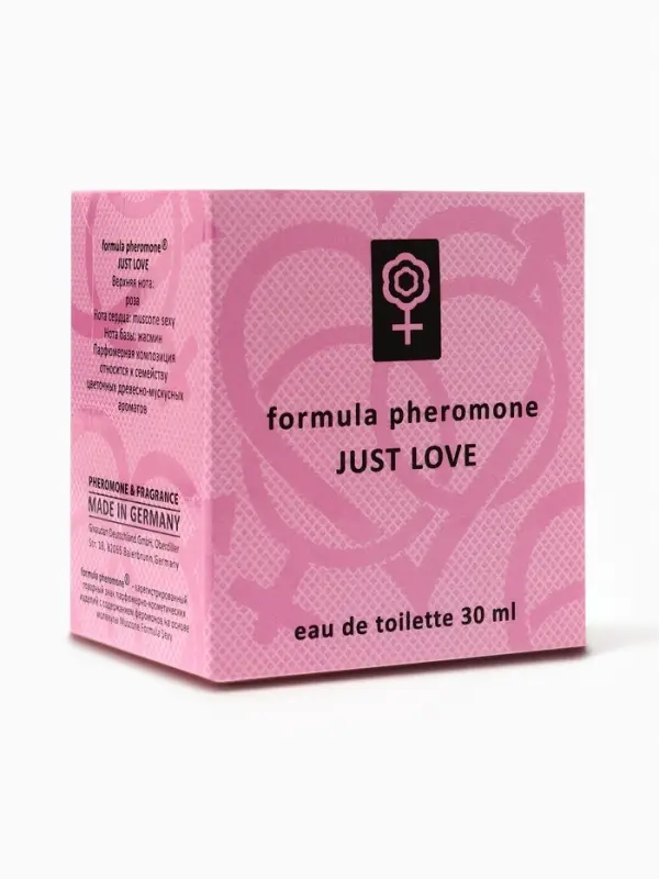 Туалетная вода женская с феромонами Formula Pheromone с феромонами Just Love, 30 мл