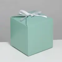 Коробка подарочная складная, упаковка, &laquo;Мята&raquo;, 12 х 12 х 12 см