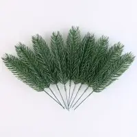 Литая веточка, зелёная, набор 100 шт.
