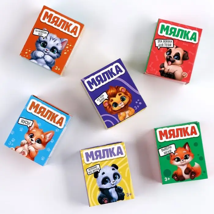 Антистресс сквиш мялка в коробочке «Питомцы» Антистресс сквиш мялка в коробочке «Питомцы»