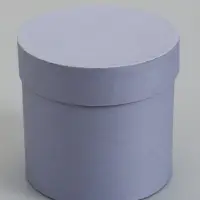 Набор шляпных коробок  4 в 1 "Графит" 18 &times; 18 ‒14 &times; 14 см