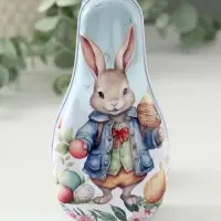 Шкатулка металл "Зайчик с пасхальными яичками" 4,6х7х14,3 см Шкатулка металл "Зайчик с пасхальными яичками" 4,6х7х14,3 см