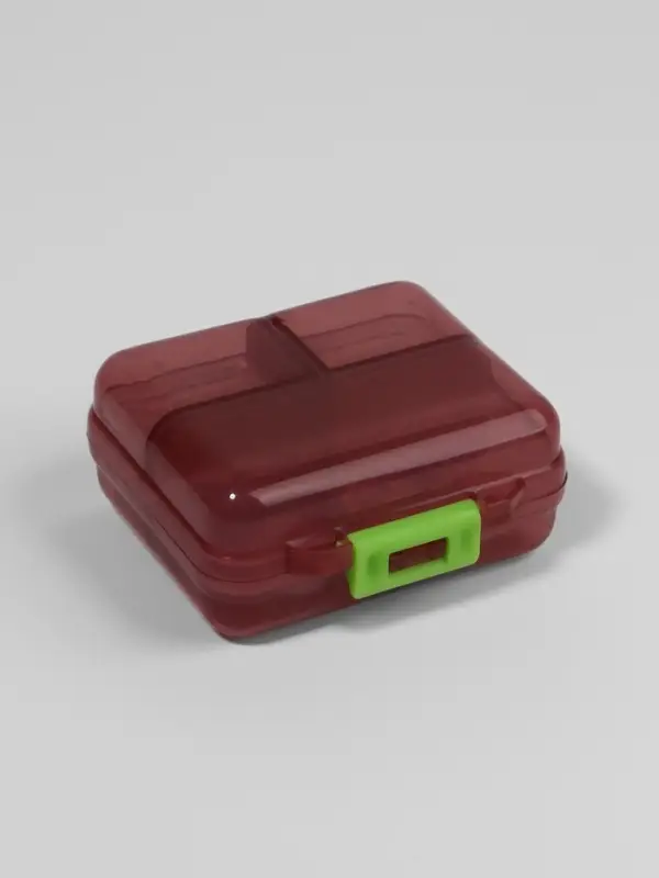 Таблетница &laquo;Трансформер&raquo;, 7.5&times;6.5&times;3.5 см, 7 секций, МИКС