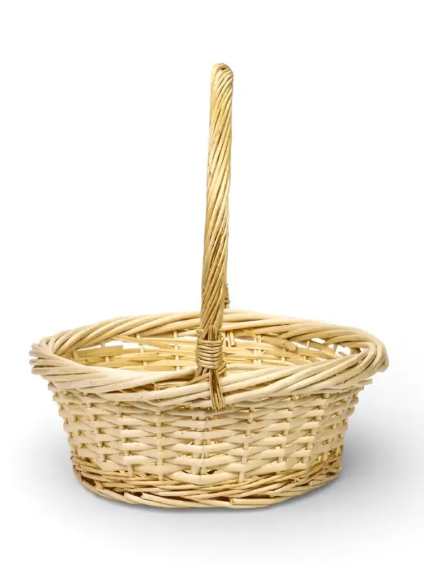 Набор корзин 3 шт, 36х36х14, 30х30х13, 23х23х7  лоза белый