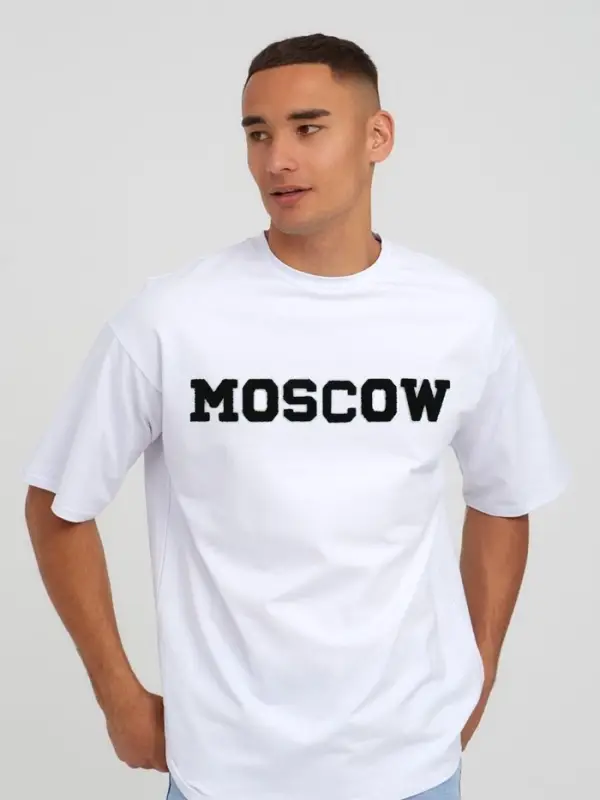 Термоаппликация MOSCOW, 8×6 см - размер буквы, набор 6 шт., чёрная Термоаппликация MOSCOW, 8×6 см - размер буквы, набор 6 шт., чёрная